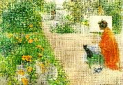Carl Larsson bron china oil painting artist